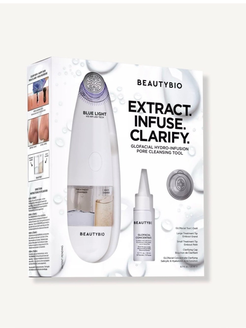 NWT- BeautyBio GloFacial, Pore Cleansing Tool